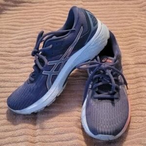 ASICS Blue Running Shoes